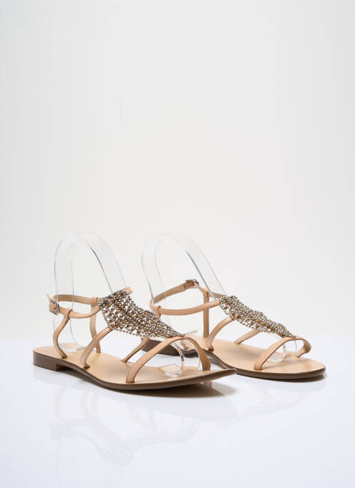 Sandales/Nu pieds beige ANDRE pour femme