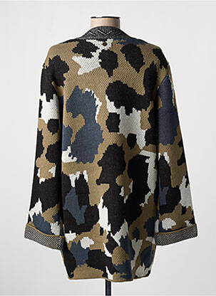 Gilet manches longues fermeture boutonnée sur le devant vert LOLA ESPELETA femme