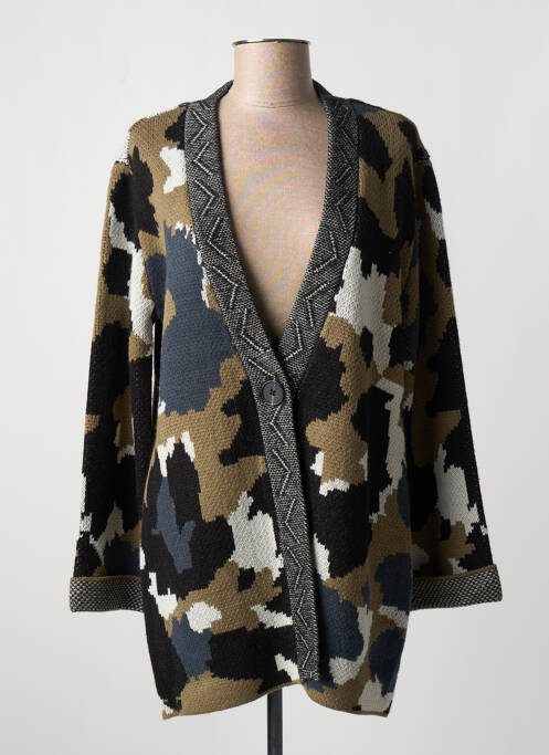 Gilet manches longues vert LOLA ESPELETA pour femme