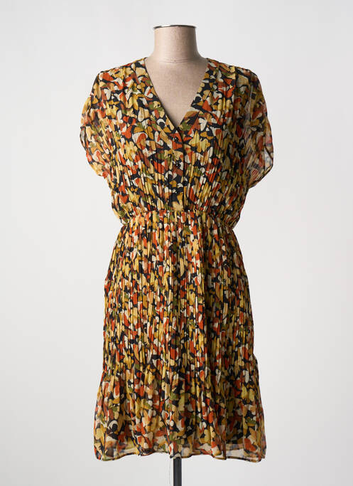 Robe mi-longue orange MOLLY BRACKEN pour femme