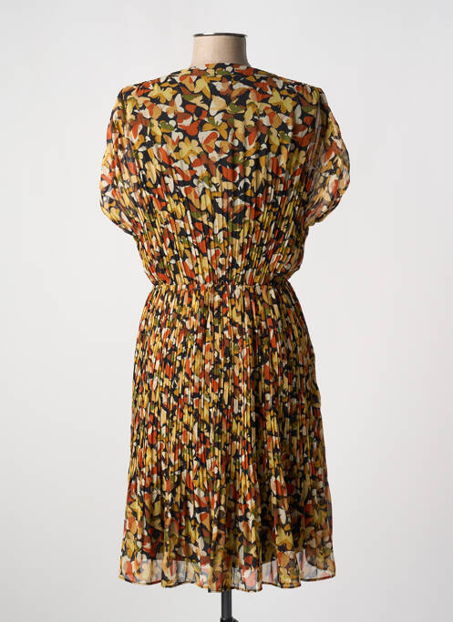 Robe mi-longue orange MOLLY BRACKEN pour femme