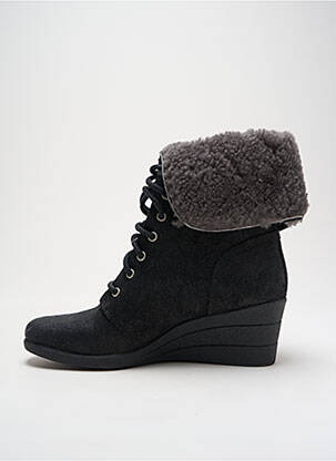 Bottines/boots matière lisse talon de 4 à 6cm noir UGG femme