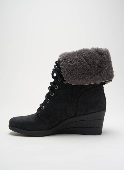 Bottines/boots matière lisse talon de 4 à 6cm noir UGG femme
