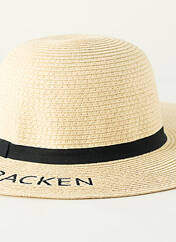 Chapeau beige MOLLY BRACKEN pour femme seconde vue