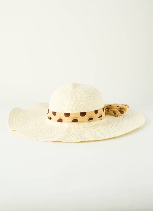 Chapeau beige SANS MARQUE pour femme