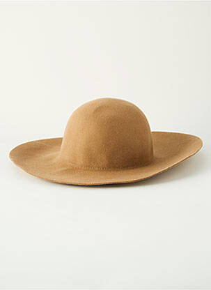 Chapeau beige SANS MARQUE femme