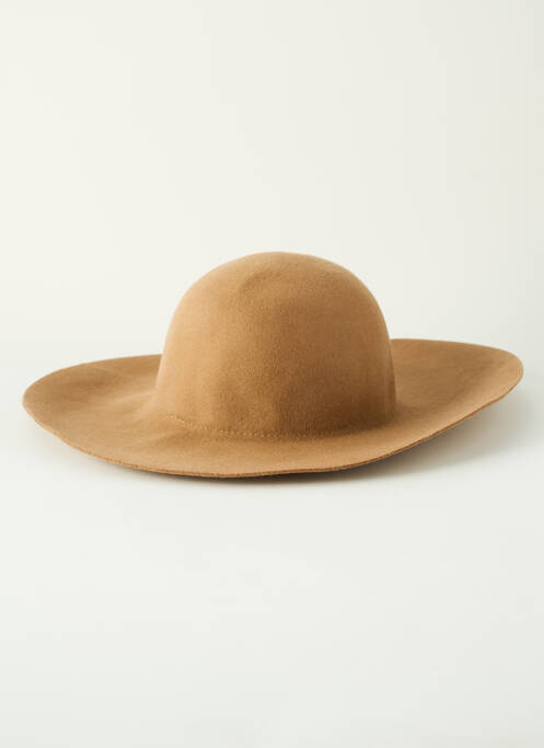 Chapeau beige SANS MARQUE pour femme