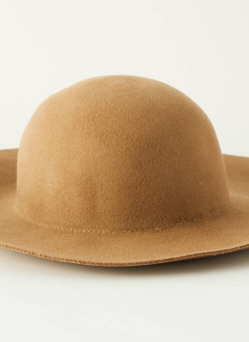 Chapeau beige SANS MARQUE pour femme