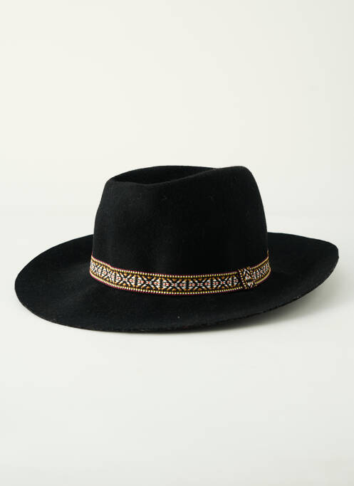 Chapeau noir DERHY pour femme