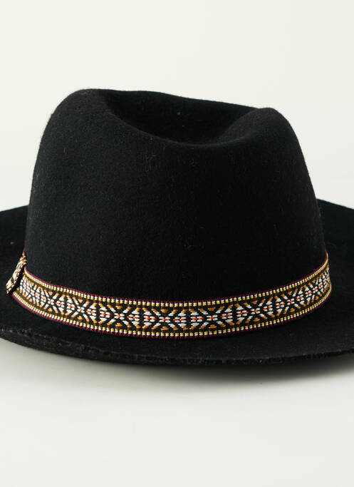 Chapeau noir DERHY pour femme