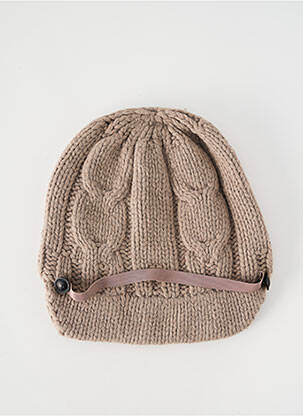 Bonnet stretch beige BERENICE femme