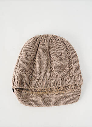 Bonnet stretch beige BERENICE femme