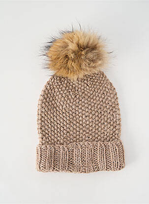 Bonnet stretch marron SIXTINE femme