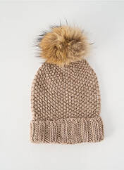 Bonnet marron SIXTINE pour femme seconde vue