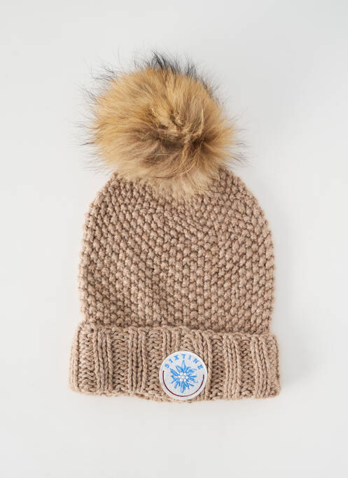 Bonnet marron SIXTINE pour femme