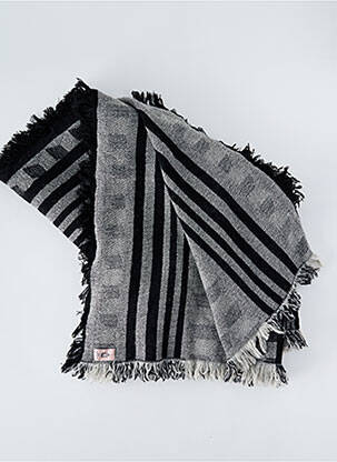Echarpe imprimé fantaisie noir BECK SONDERGAARD femme