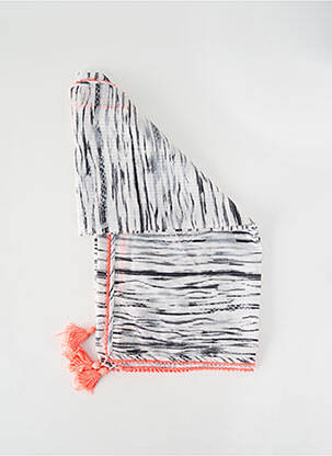 Foulard imprimé fantaisie rose SUNCOO femme