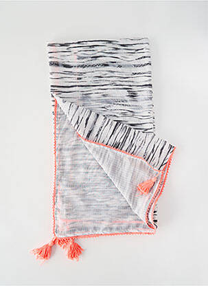 Foulard imprimé fantaisie rose SUNCOO femme