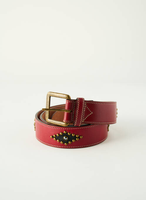 Ceinture rouge PEEKABOO pour femme