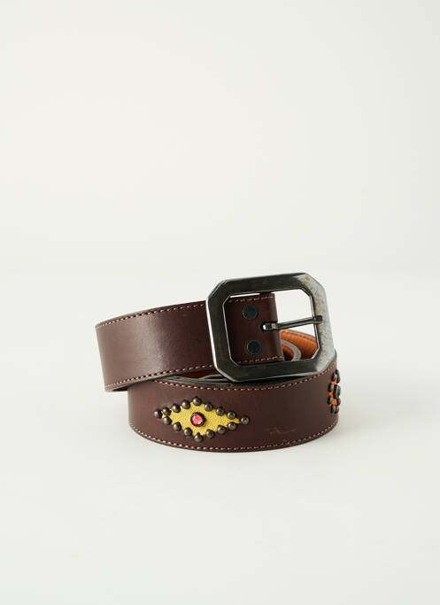 Ceinture marron PEEKABOO pour femme