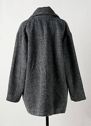 Manteau long poches sans capuche gris LILI SIDONIO femme
