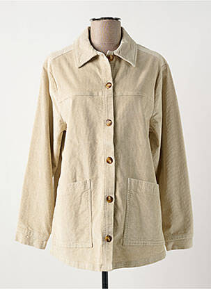 Veste casual coupe droite beige ORAIJE femme