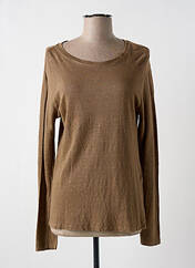 Top marron JOHANNA PARIS pour femme seconde vue