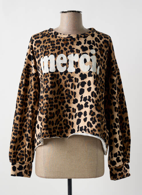 Sweat-shirt marron JOHANNA PARIS pour femme