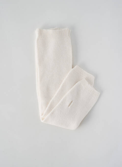 Mitaines blanc CECILE WANG pour femme