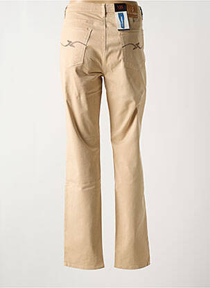 Pantalon slim tissage popeline taille normale beige TRUSSARDI JEANS femme