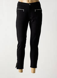 Pantalon 7/8 stretch taille normale noir VOTRE NOM femme