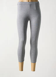 Legging taille haute taille haute gris INDIES femme