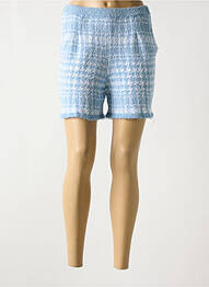 Short taille haute taille haute bleu B.YU femme