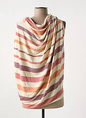 Top stretch manches courtes beige 077 femme