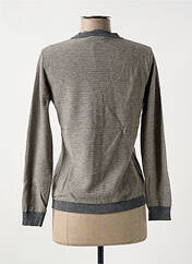 Gilet manches longues gris MAURICE ABOT pour femme seconde vue