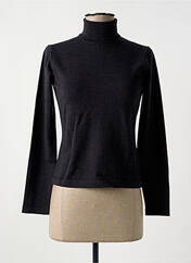 Pull col roulé gris MAURICE ABOT pour femme seconde vue