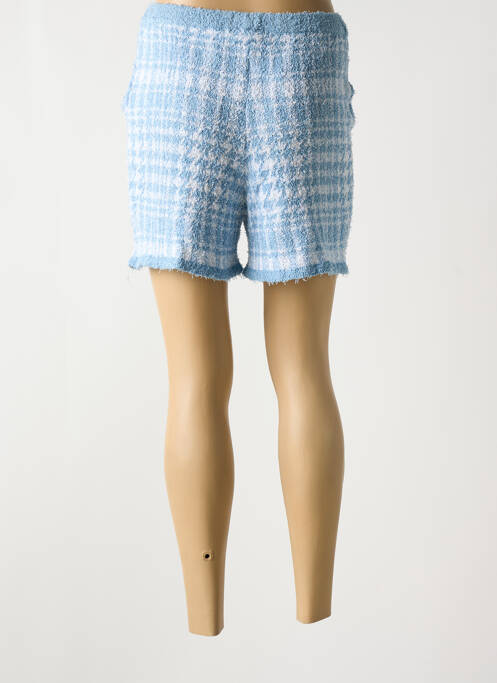 Short taille élastique taille haute bleu B.YU femme