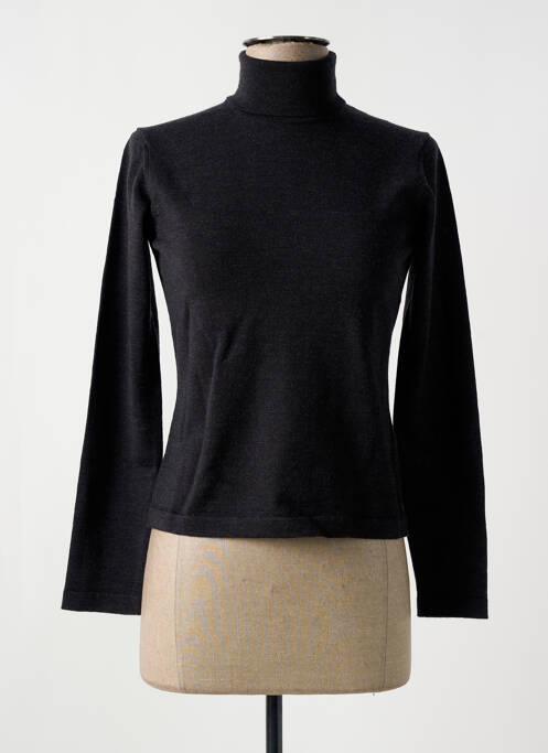 Pull col roulé gris MAURICE ABOT pour femme
