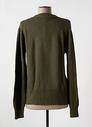 Gilet manches longues col v vert LE BOUDOIR D'EDOUARD femme