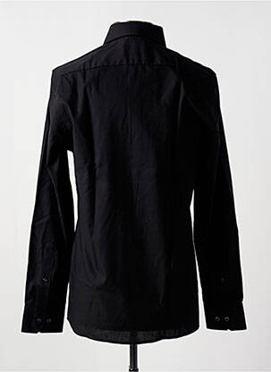 Chemise manches longues manches longues noir JUPITER homme