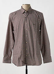 Chemise manches longues marron MISE AU GREEN pour homme seconde vue