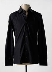 Chemise manches longues noir JUPITER pour homme seconde vue