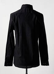 Chemise manches longues noir JUPITER pour homme seconde vue