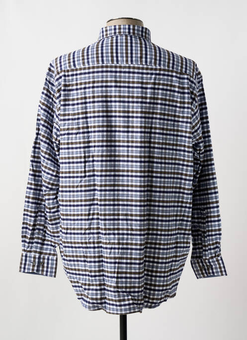 Chemise manches longues bleu JUPITER pour homme