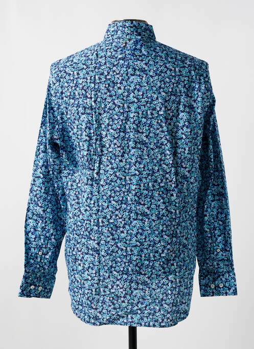 Chemise manches longues bleu MISE AU GREEN pour homme