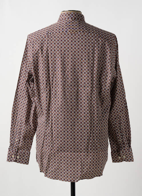 Chemise manches longues marron MISE AU GREEN pour homme