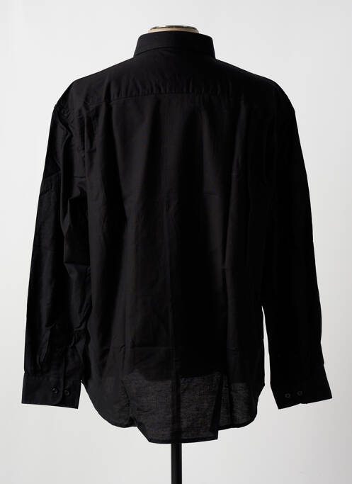 Chemise manches longues noir BOSTON pour homme