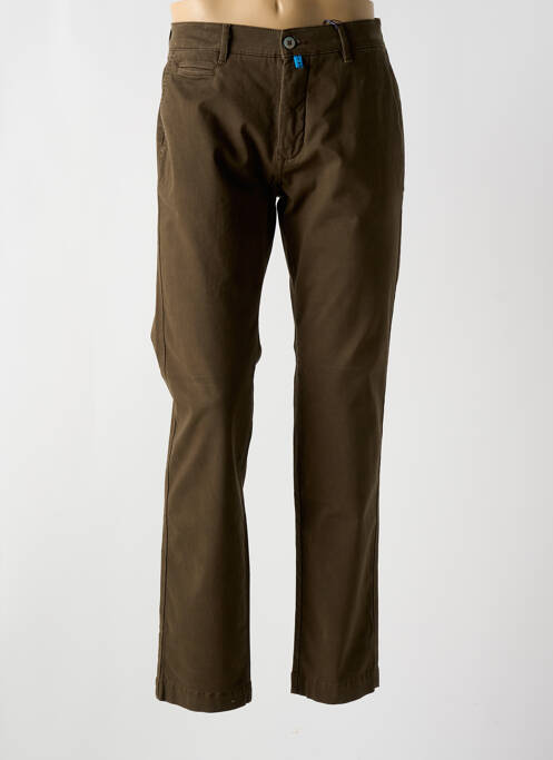 Pantalon chino marron PIERRE CARDIN pour homme