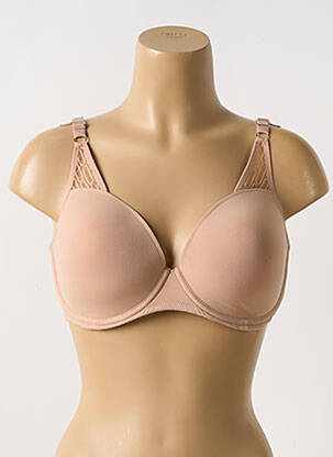 Soutien-gorge effet matière satinée haut soutien-gorge moulé chair MARIE JO femme