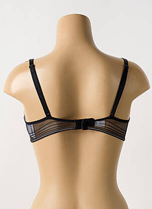 Soutien-gorge effet matière satinée haut soutien-gorge moulé noir PASSIONATA femme